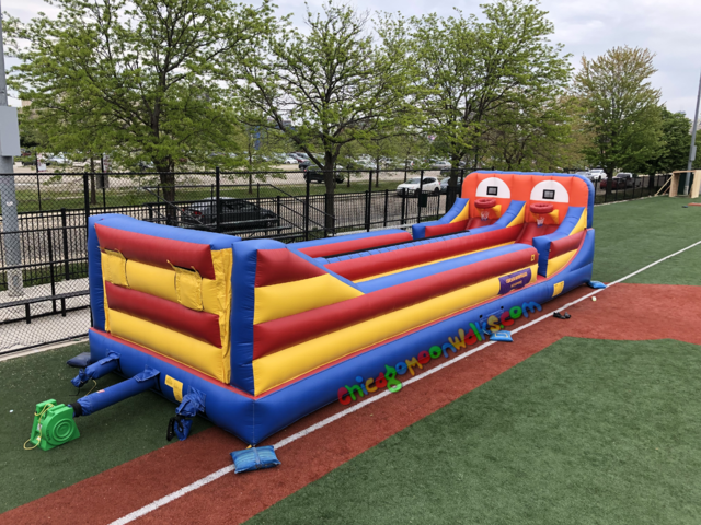 Basket ball bungee run inflatable rental Chicago IL