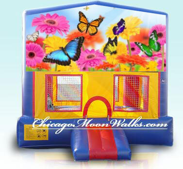 Butterflies Bounce House Inflatable Rental Chicago Illinois