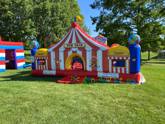 Carnival Toddler Playground Inflatable Rental Chicago IL Bounce House