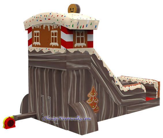 Chocolate Gingerbread Slide Christmas Rental Chicago
