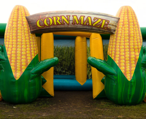 Corn Maze Carnival Inflatable Maze Rental Chicago Moonwalks Bounce House