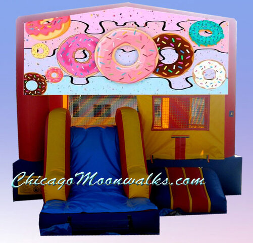 3-in-1 Donuts Combo Rental Chicago IL, Inflatable Combo Rental