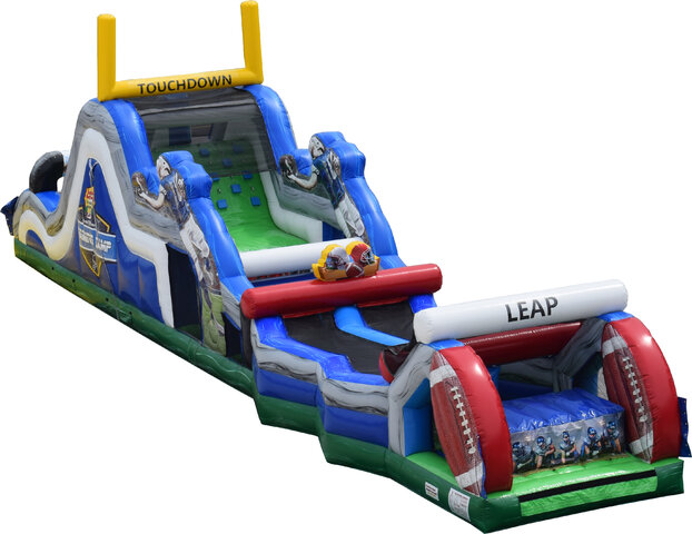 Football Training Camp Inflatable Obstacle Course Rental Chicago