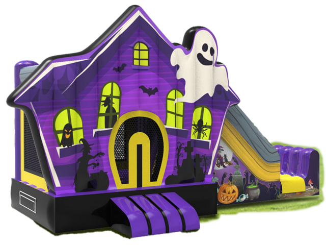 Halloween Ghost Manor Inflatable Combo Rental Chicago Bounce House