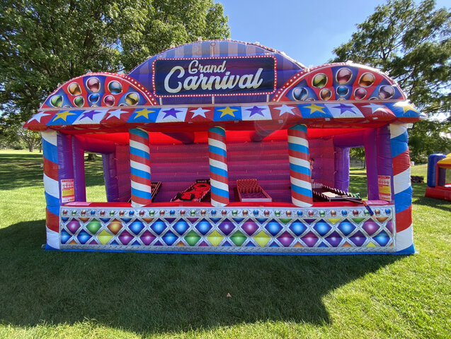 Grand carnival booth Chicago rental festival