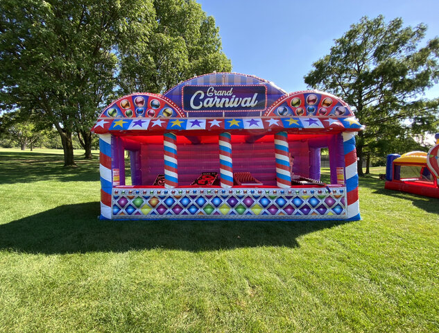 Grand carnival booth Chicago rental festival games prizes