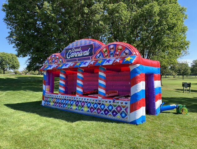 Grand carnival booth Chicago rental festival ring toss