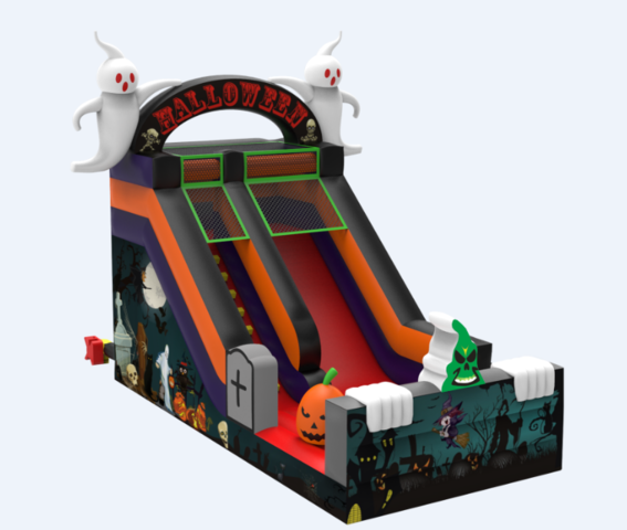 Halloween Ghoul Slide Inflatable Rental Chicago