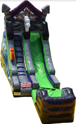 Halloween Haunted Hill Dry Slide Rental Chicago IL