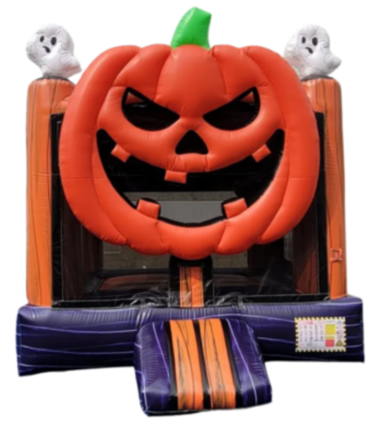 Halloween Pumpkin Bounce House Rental Chicago Moonwalks