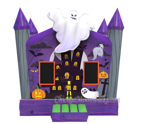 Halloween Inflatable Scary Bounce House Rental Chicago Moonwalks