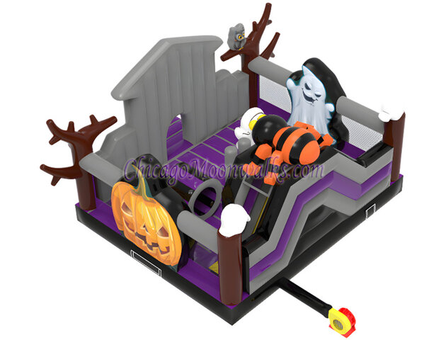 Chicago Halloween Spooky Toddler Playground Inflatable Rental