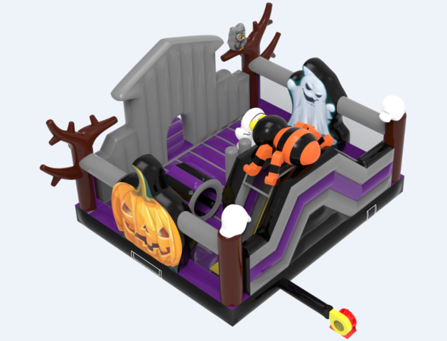 Chicago Halloween Spooky Toddler Playground Inflatable Rental