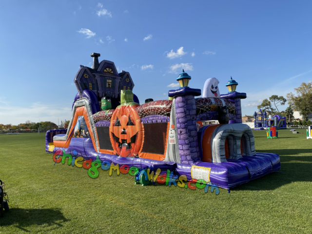 Halloween Haunted run obstacle course rental Chicago IL spooky