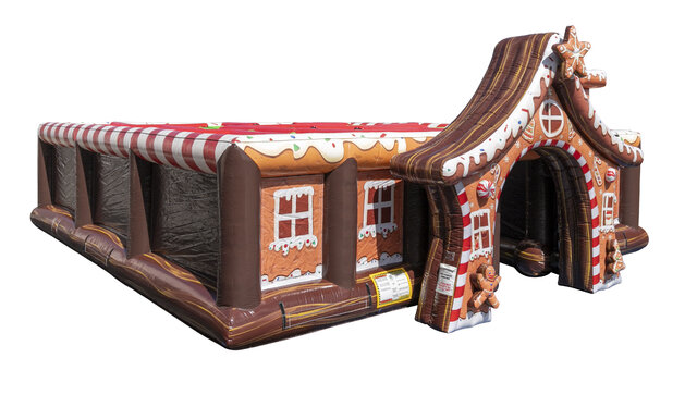 Christmas Holiday Gingerbread Maze Inflatable Rental Chicago