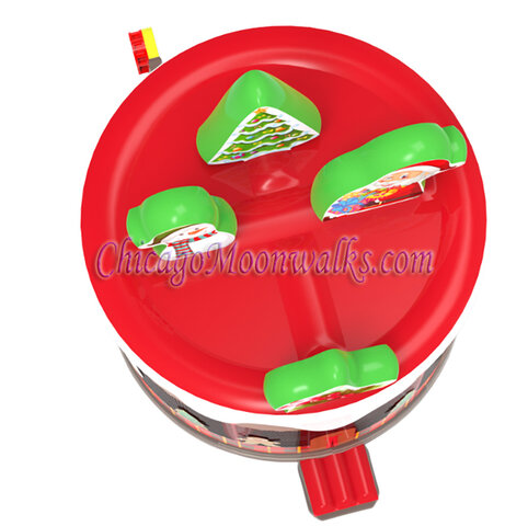 Holiday Cake Bounce House Christmas Rental Chicago