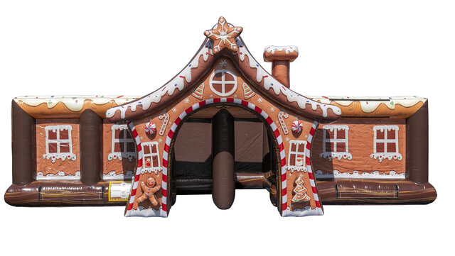 Christmas Gingerbread Maze Inflatable Rental Chicago