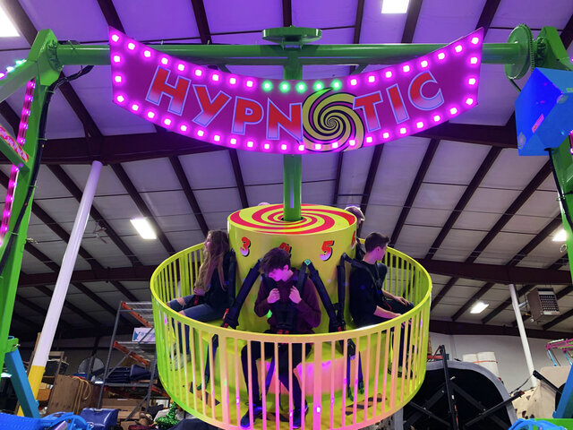 Hypnotic Mechanical Carnival Ride Rental Chicago