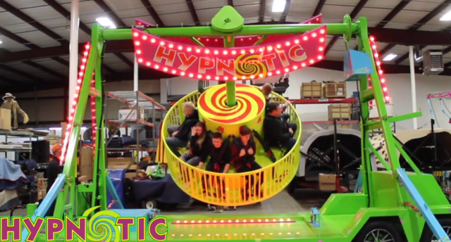 Hypnotic Amusement Carnival Ride Rental in Chicago Illinois and Suburbs