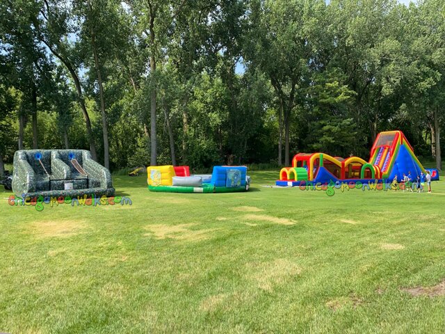 Jacob's Ladder military inflatable game rental