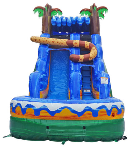 Jungle Jaguar Inflatable Water slide Rental Chicago IL