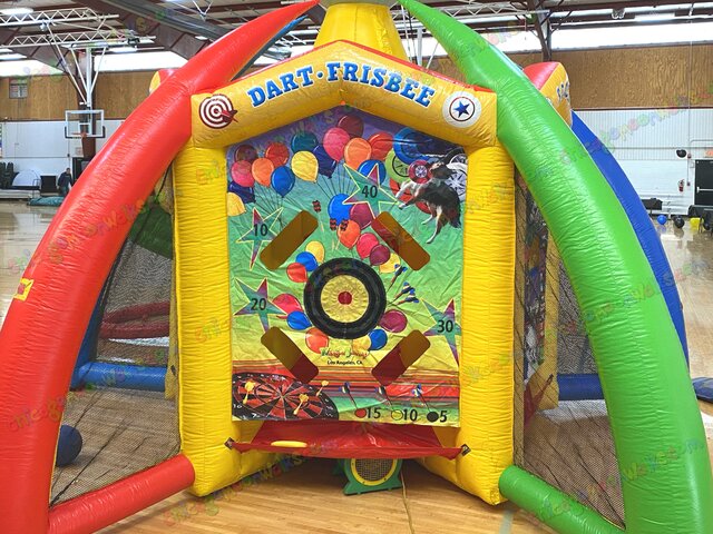 Inflatable frisbee game rental Chicago IL