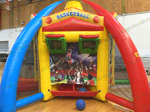 Sports inflatable game basketball rental