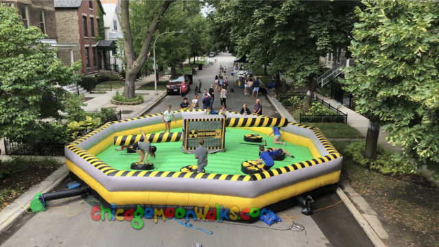 Wipeout rental game meltdown Chicago IL