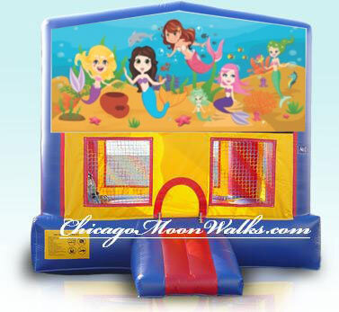 Mermaid Bounce House Inflatable Rental Chicago Illinois