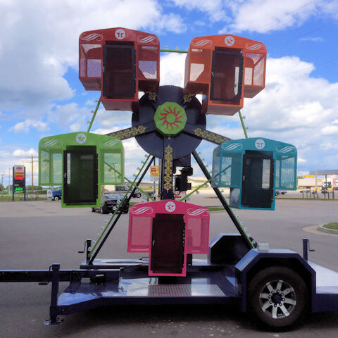 Mini Ferris Wheel Mechanical Amusement Carnival Ride Rental in Chicago Illinois and Suburbs