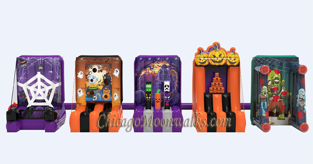 Monster Mash Inflatable Carnival 5 Game Pack Rental Chicago