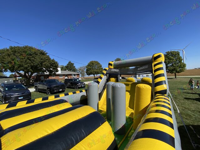 Nuclear toxic obstacle course 45ft rental block party