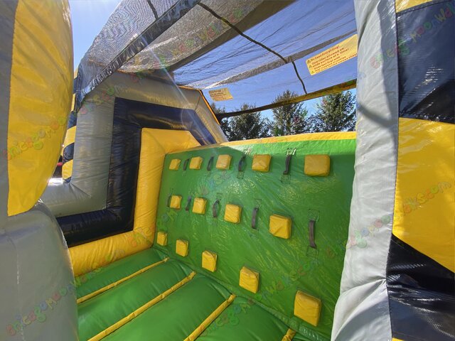 Nuclear toxic obstacle course inflatable