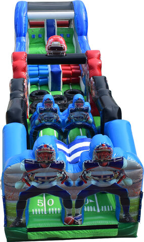Quarterback Dash Obstacle Course Inflatable Rental
