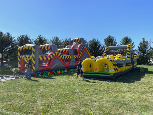 Rally run 50 foot obstacle course forest preserve rentals