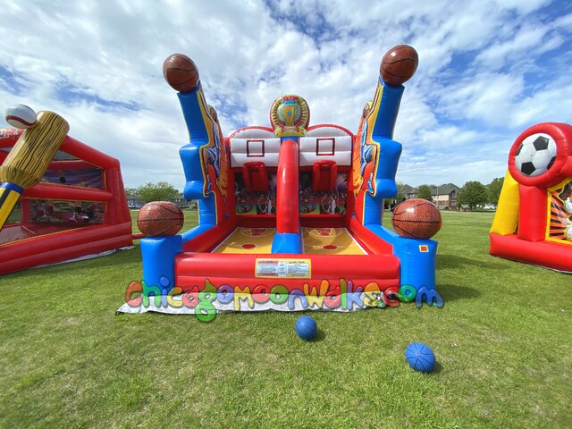 Basketball inflatable game rental Chicago