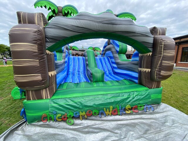 Luau obstacle course rental 
