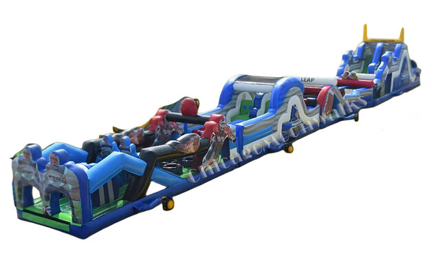 Ultimate Football Training Camp Obstacle Course Inflatable Rental Chicago Illinois