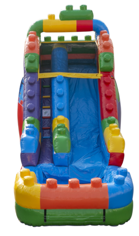 Lego Theme Inflatable Water Slide Rental Chicago IL