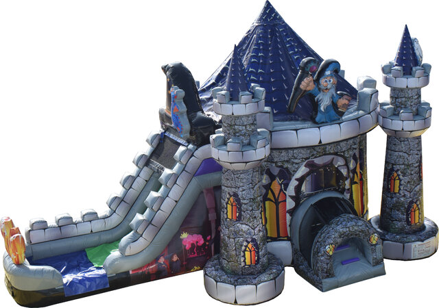 Wizard Bounce House Combo Inflatable Bounce House Chicago