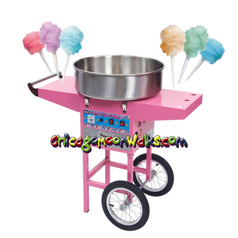 Chicago Cotton Candy Machine Rental  Includes Cart, and Supplies Chicago Illinois Rental