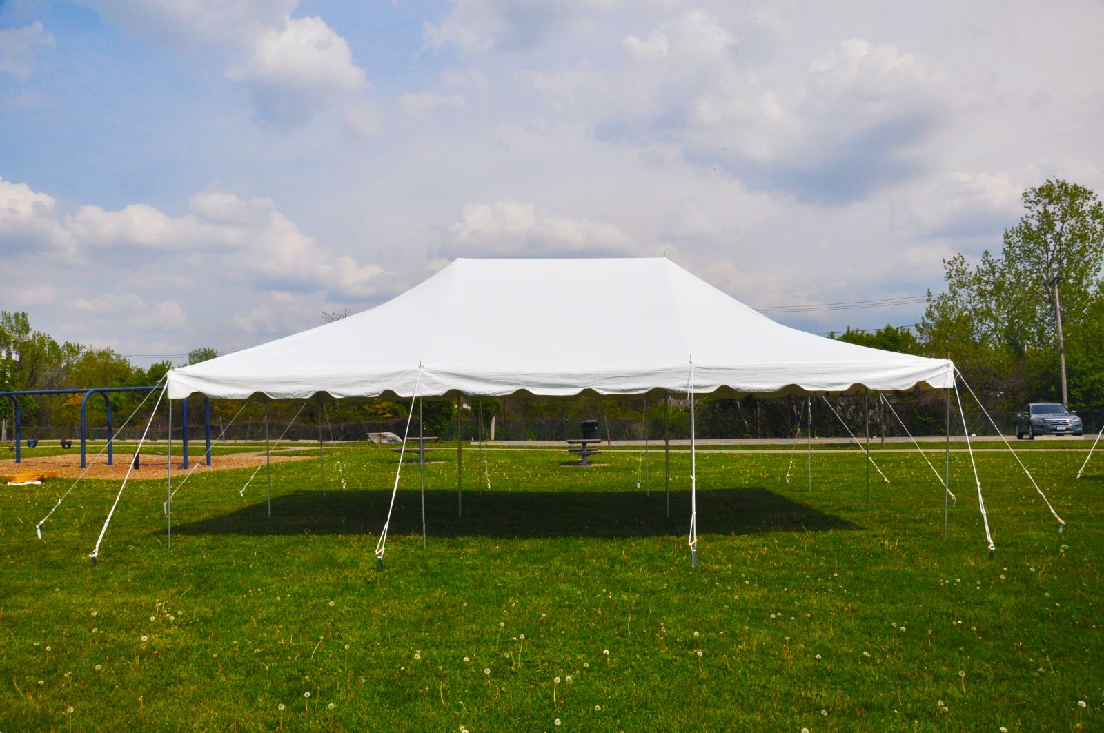 Traditional Frame Tent Rental 20x30 No side walls Chicago Rentals