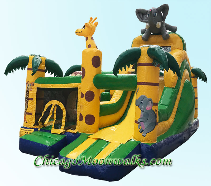 Animal Land Toddler Playground Inflatable Rental Chicago IL