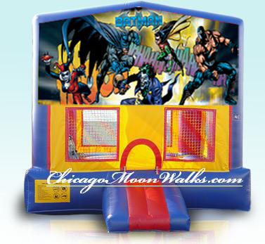 Batman Module Bounce House Rental Chicago, IL Inflatable Bouncy Castle  Moonwalk