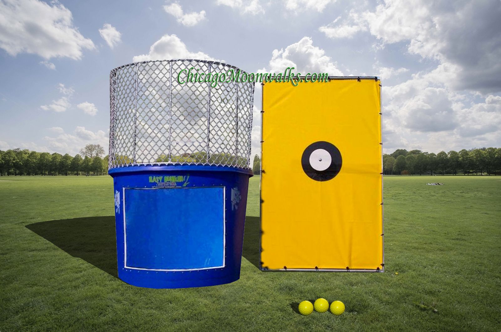 Dunk Tank Chicago  Rental, 500 Gallon Dunk tank Party rentals.  Great for Block Parties, Party Special Events, Family Reunions.