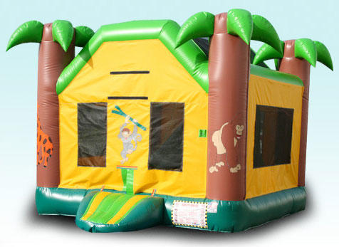 Luau Tropical Jungle Combo Bounce House Rental Chicago