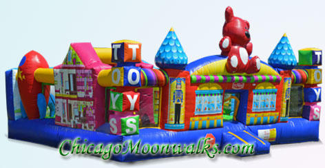 Chicago Toy Town Toddler Playground Inflatable Rental Chicago IL