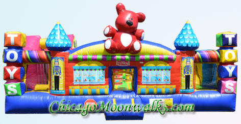 Toy Town Toddler Playground Inflatable Rental Chicago IL
