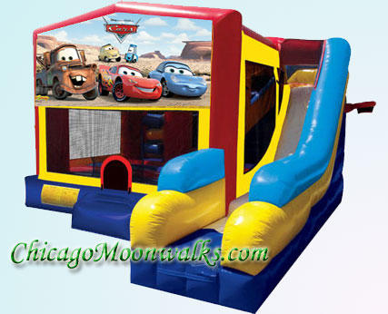 Disney Cars 7 in 1 Inflatable Combo Bounce House Rental Chicago Illinois