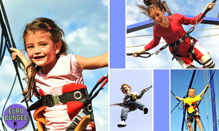 Spider Jump Euro Bungee Trampoline Rental Chicago IL, Euro Bungy Jumping Rental